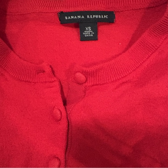 Banana Republic red merino wool-blend sweater - Picture 2 of 5